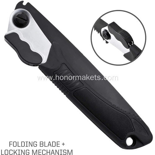 Garden Hand Folding Pruning Saw Black Camping Removable Blade outdoor Saw garden branch pruning saw